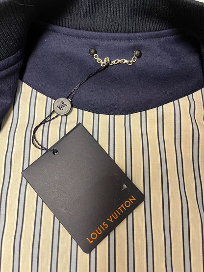 louis vuitton navy jacket with tags