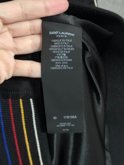 Saint Laurent YSL Embroidered Bomber Jacket