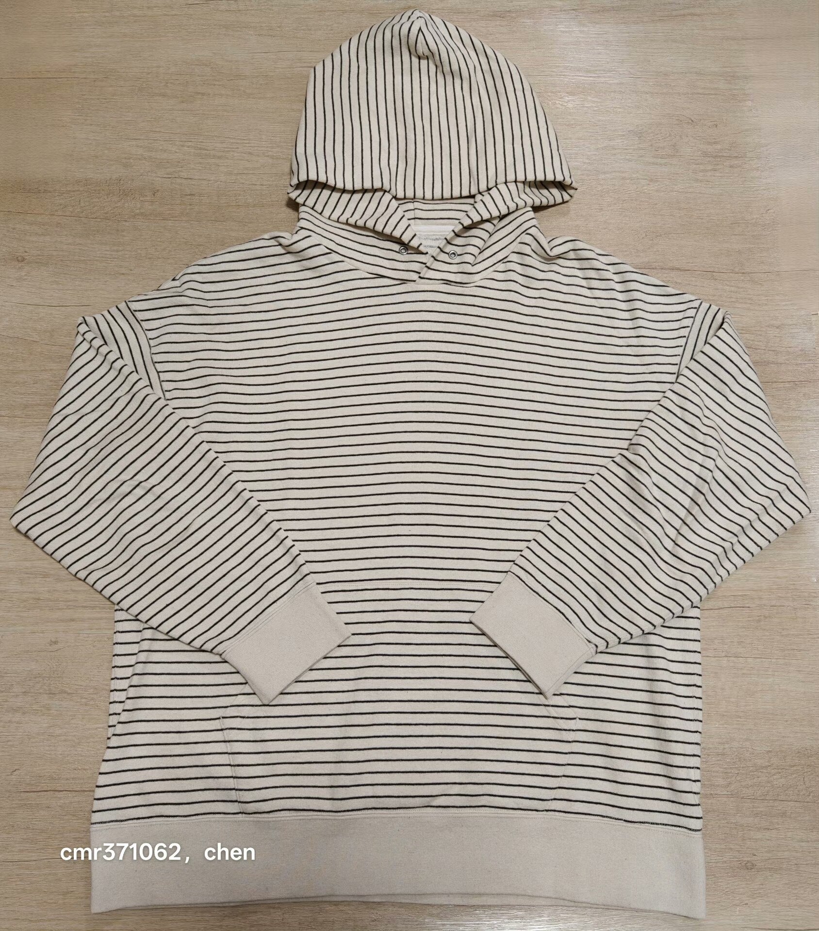 VISVIM 22SS BORDER JUMBO HOODIE P.O.