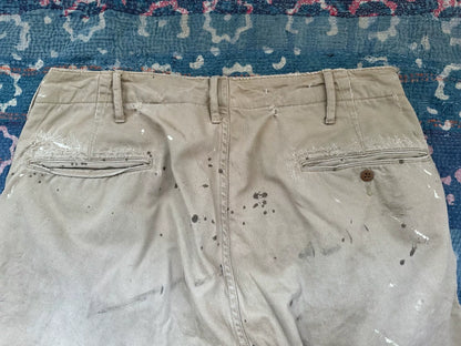 unique patchwork casual pants limited edition