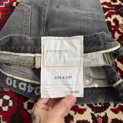 Black Denim Jeans from Visvim and Levis