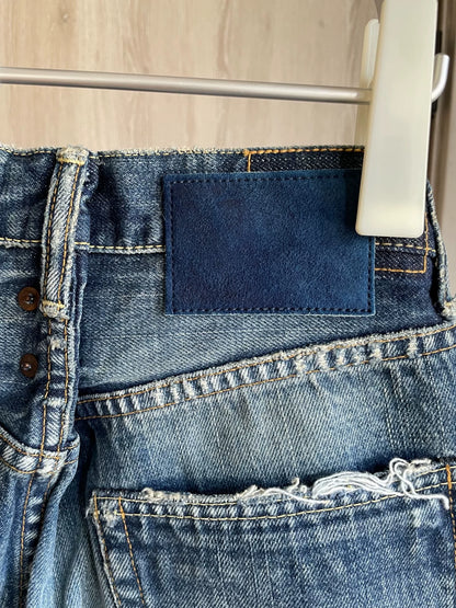 VISVIM JOURNEYMAN PANTS TACKED CRASH