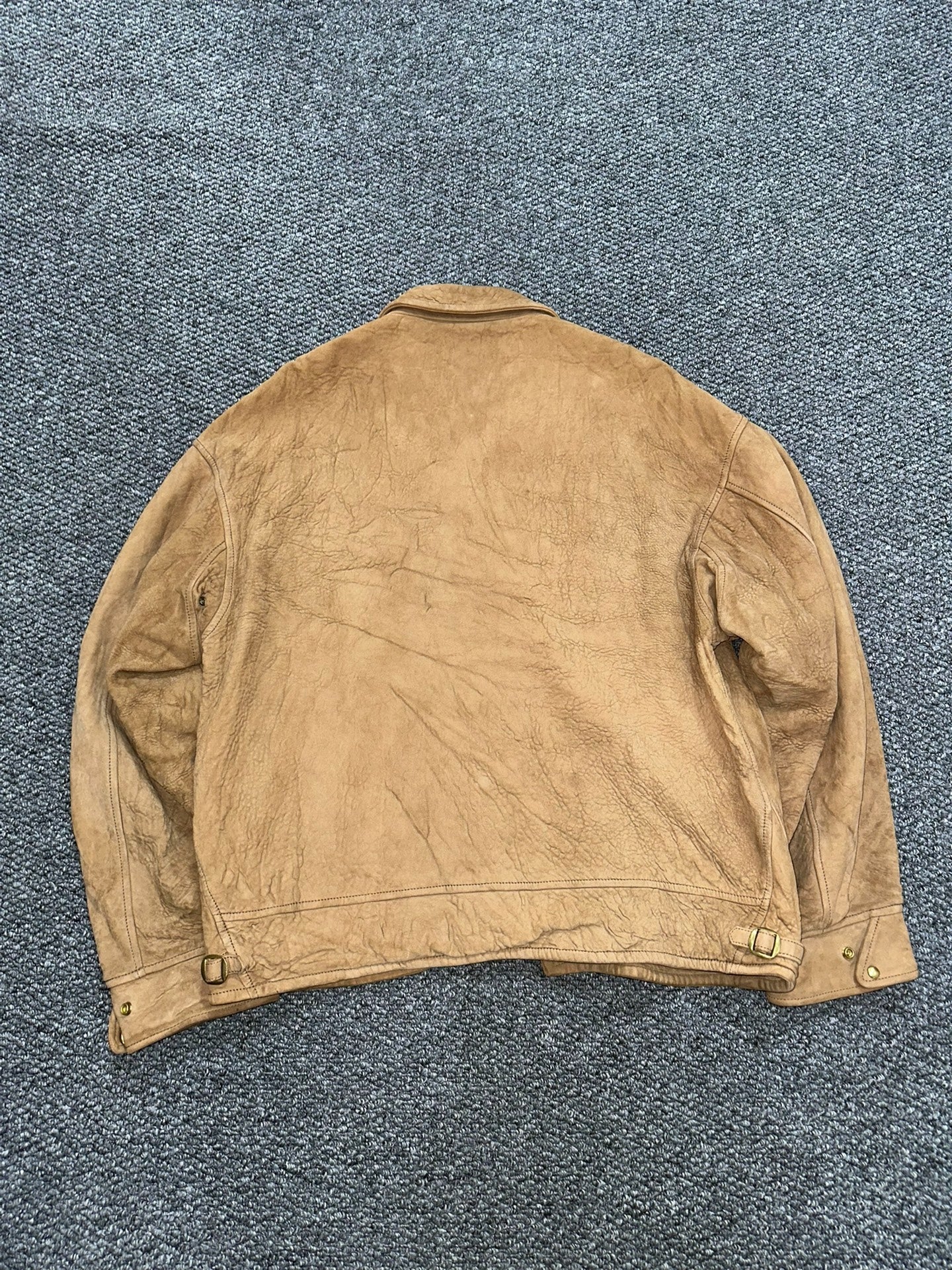 visvim munro sheepskin leather jacket