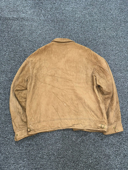 visvim munro sheepskin leather jacket