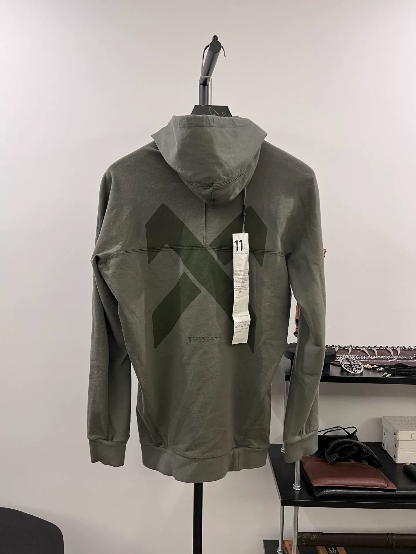 Boris Bidjan Saberi 11by BBS Printed Hoodie