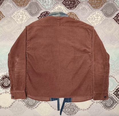 Visvim Brown Corduroy Robe with Collar