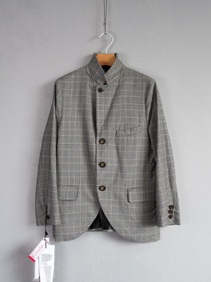 Geoffrey B.Small 3B Notch Lapel Plaid Jacket