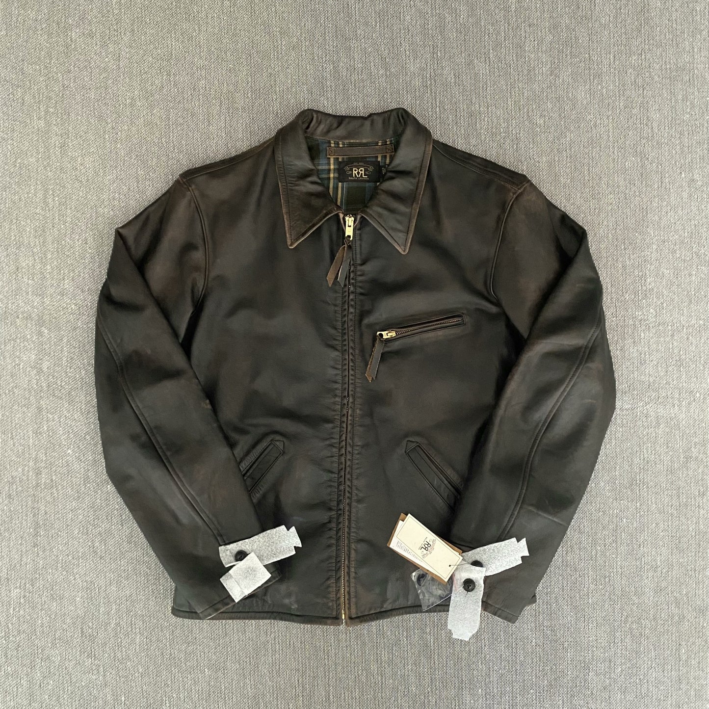 Ralph Lauren RRL 1930s Leather Moto Jacket
