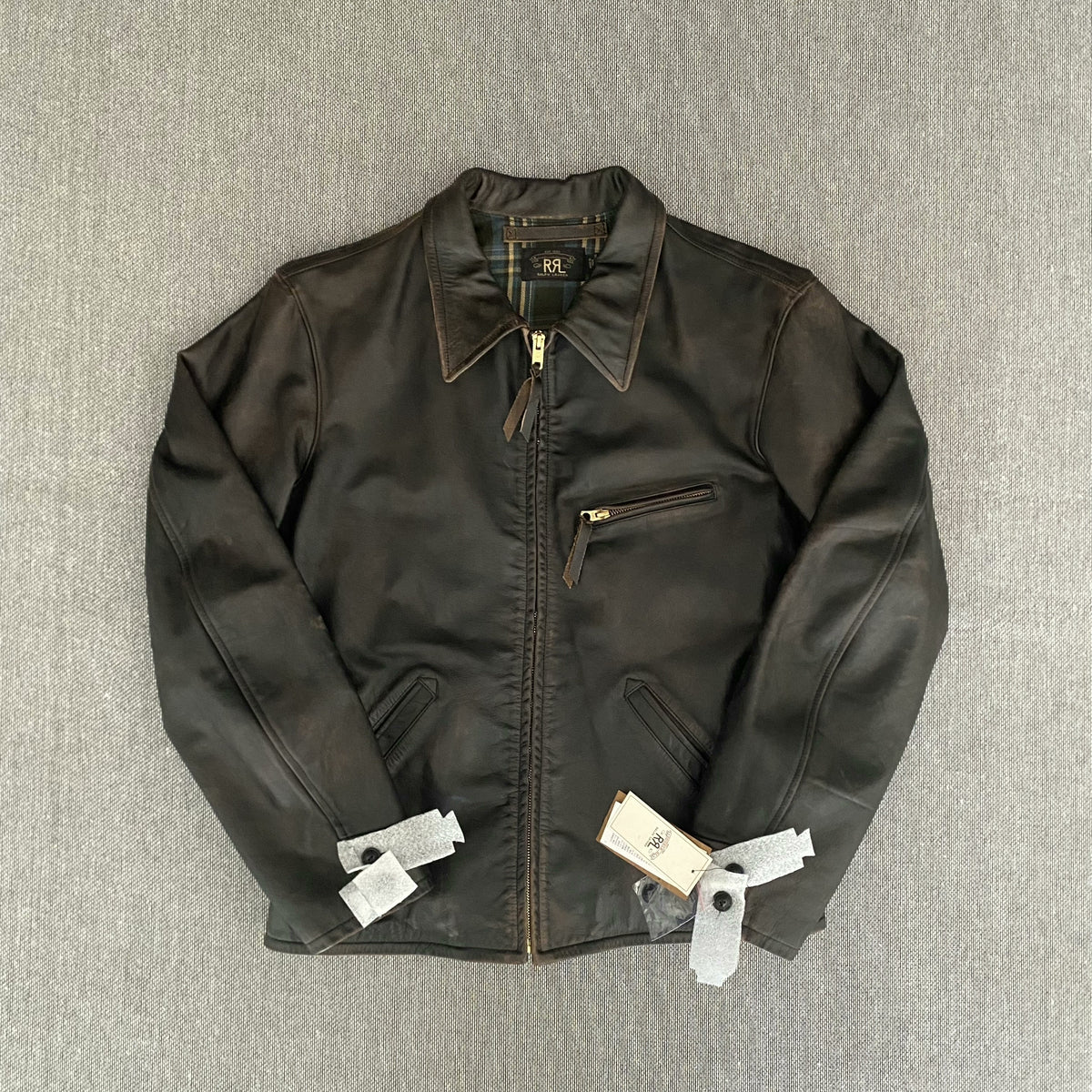 Ralph Lauren RRL 1930s Leather Moto Jacket