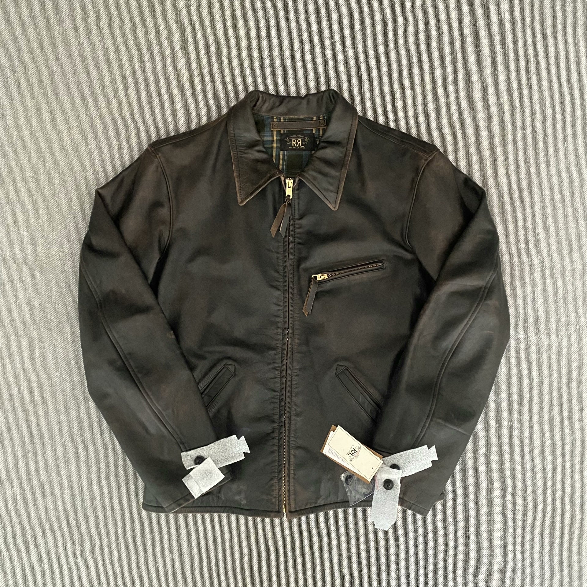 Ralph Lauren RRL 1930s Leather Moto Jacket