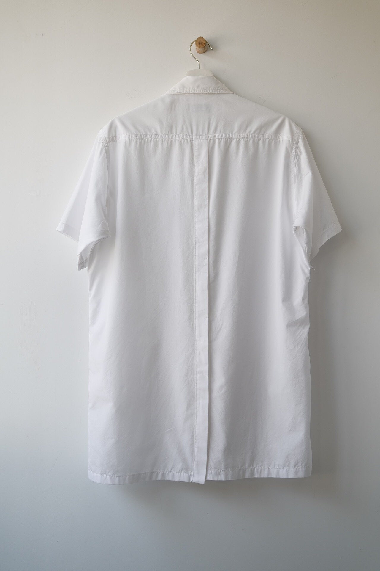 Yohji Yamamoto 22SS Back Button Short-Sleeve Shirt
