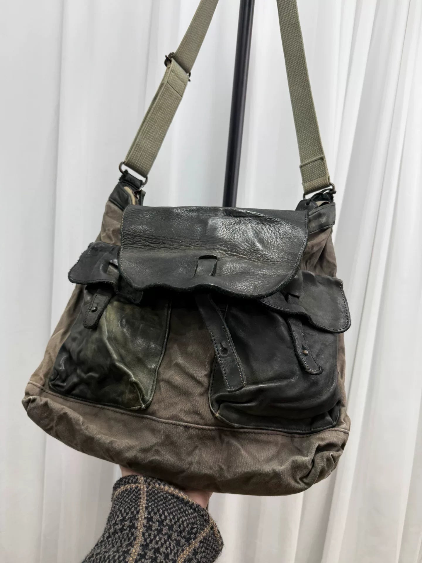 y's for men large capacity shoulder bag