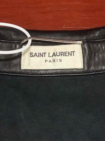 Saint Laurent Lace-Up Front Leather Jacket