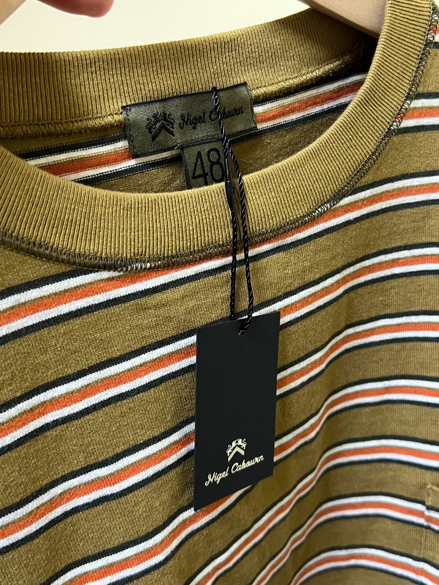 Nigel Cabourn 9.5OZ Border Stripe T-shirt