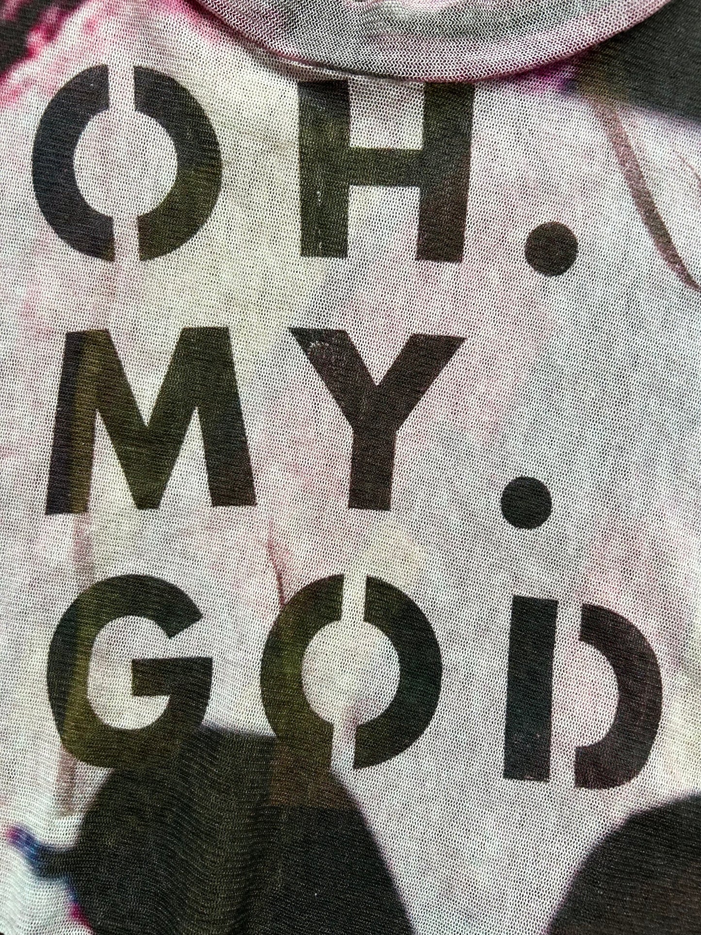 graphic crop tank top with slogan