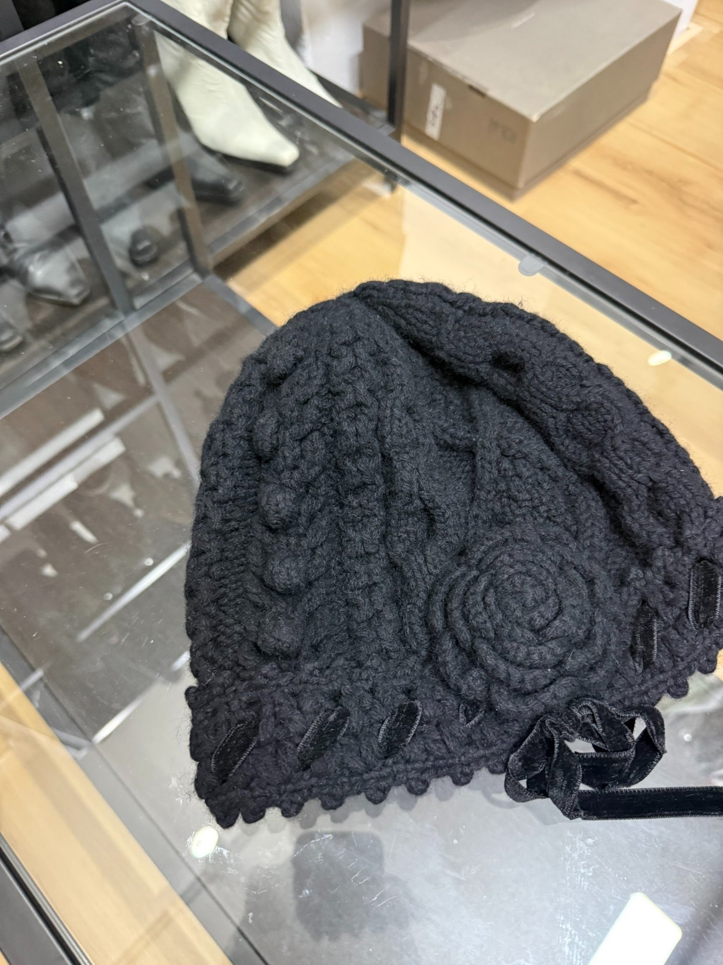 Comme des Garçons Velvet Knit Beanie