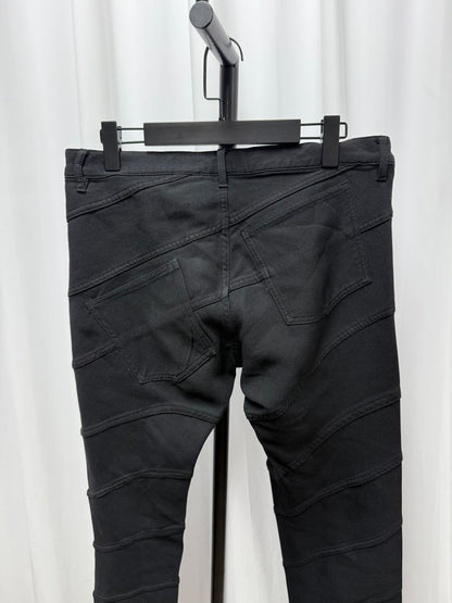 comme des garcons homme plus black pants