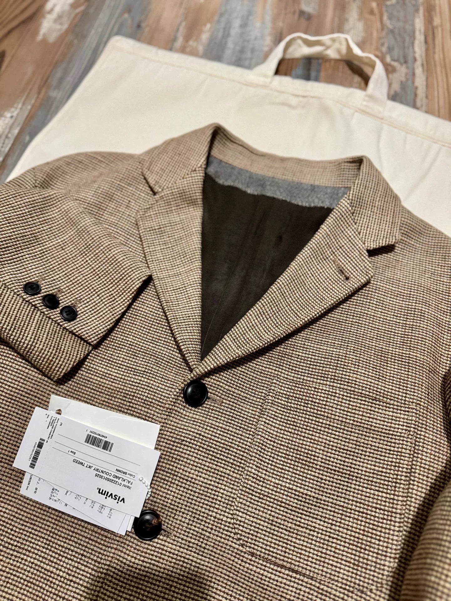 VISVIM 22AW FALKLAND TWEED BLAZER