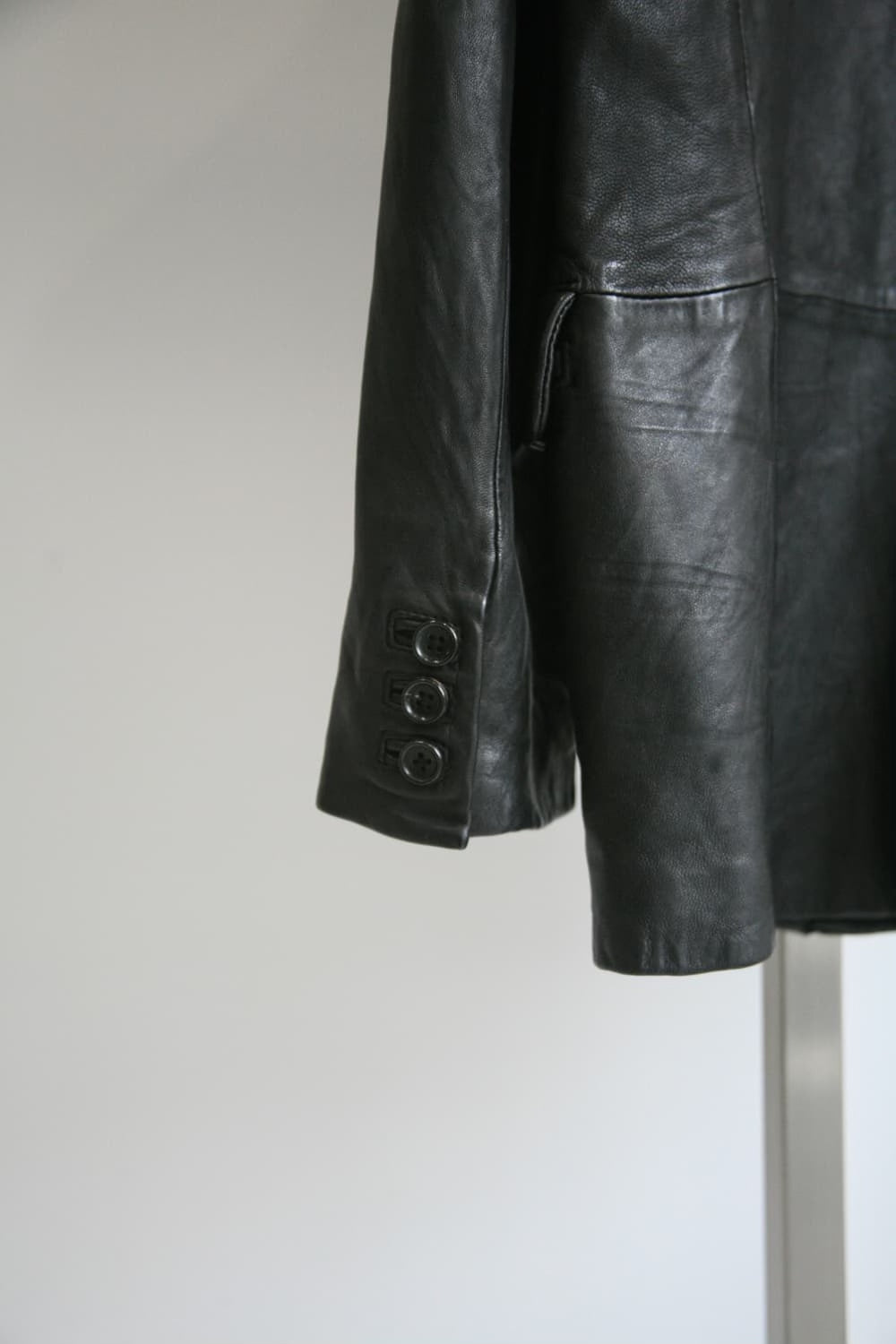Yohji Yamamoto Pour Homme Runway Leather Jacket