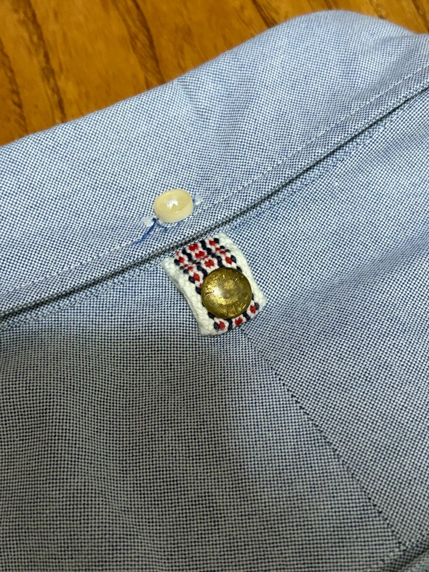 VISVIM 15AW Pocket Embroidery Long-Sleeve Shirt