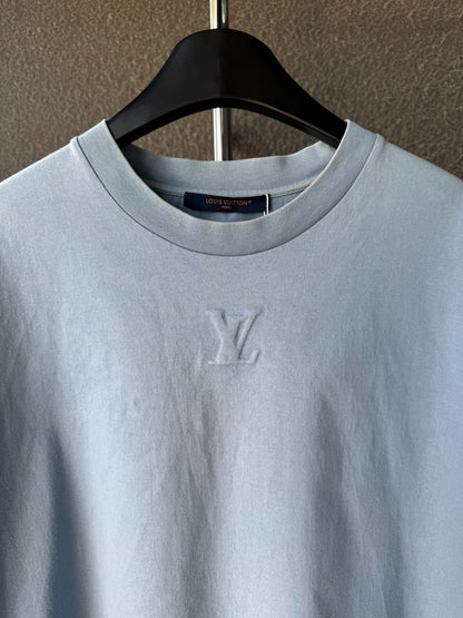 louis vuitton logo short sleeve shirt