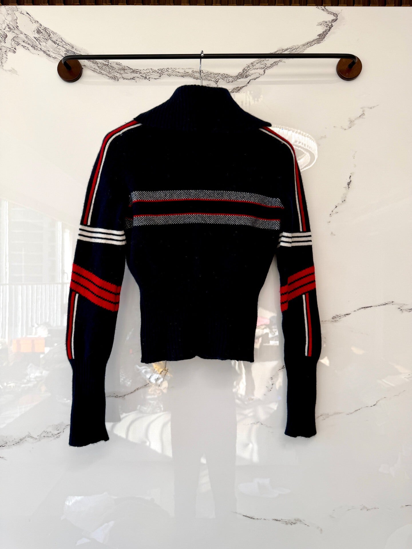 dior star logo knitted sweater