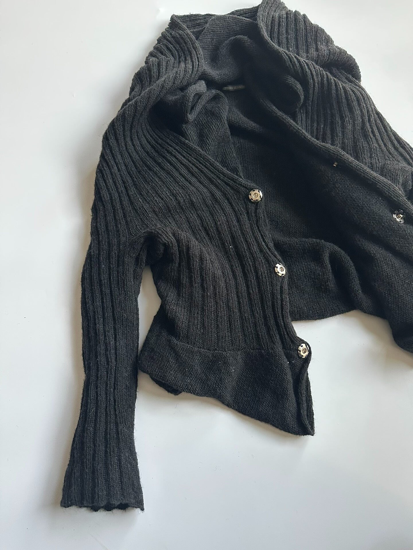 Y's Layered Sweater Cardigan