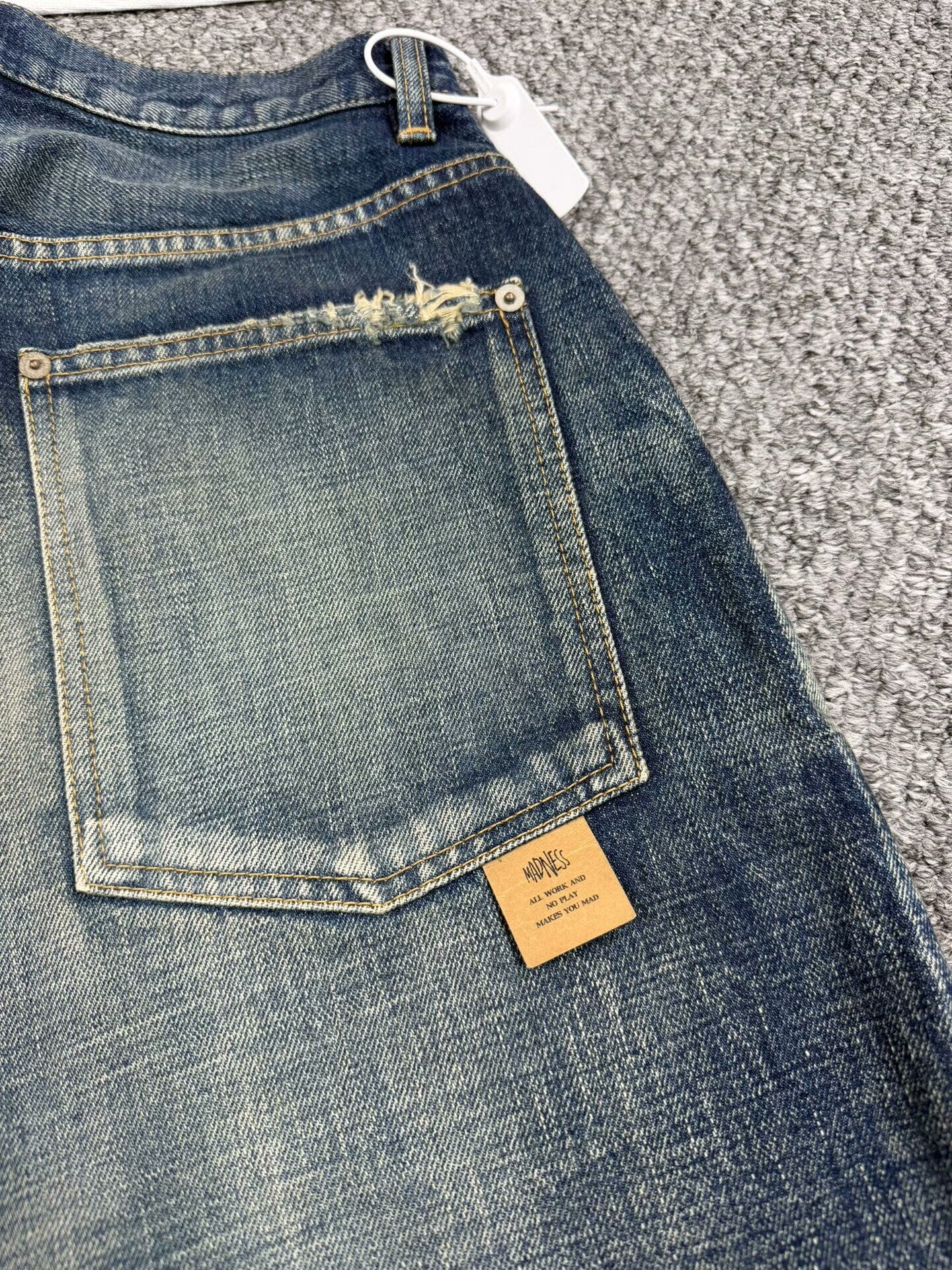 madness distressed denim pants for casual styling