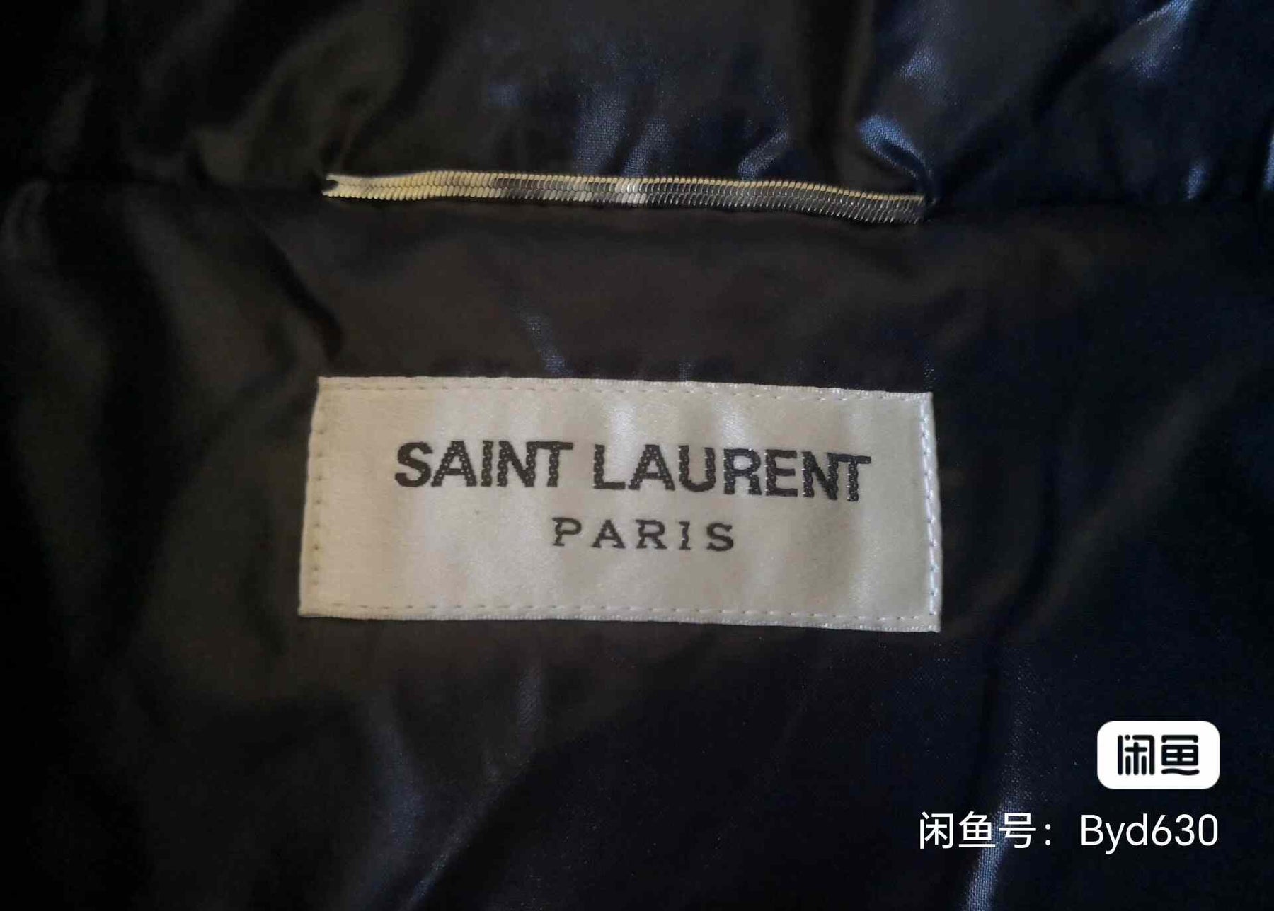 Saint Laurent Black Puffer Jacket