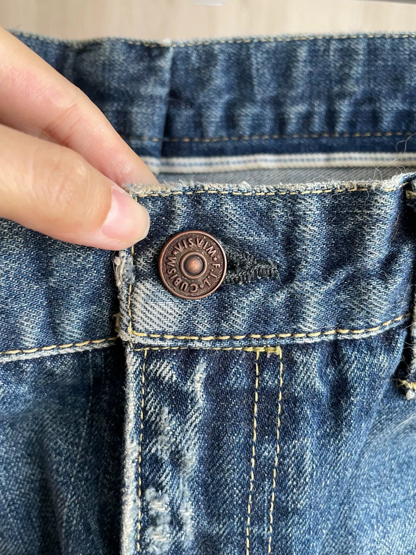VISVIM JOURNEYMAN PANTS TACKED CRASH