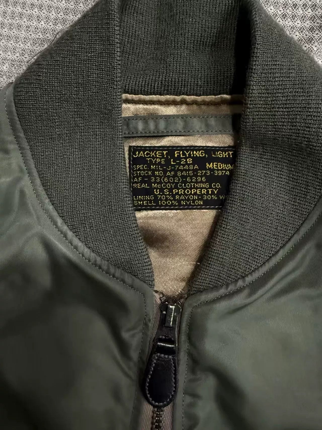 real McCoy L2A MA1 Jacket