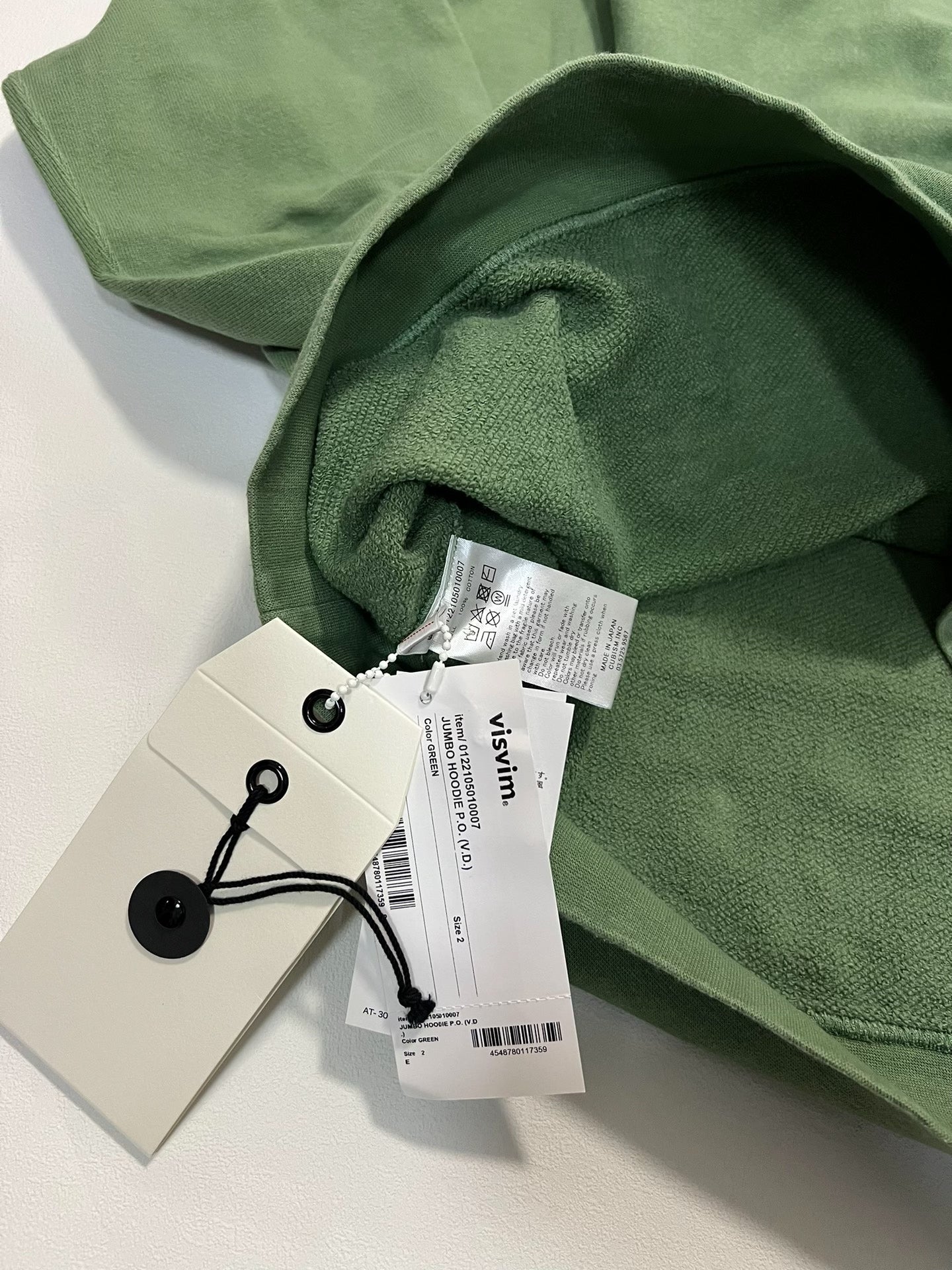 VISVIM 22SS JUMBO HOODIE P.O.