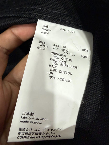 Comme des Garcons Homme Fuzzy Hobo Bag