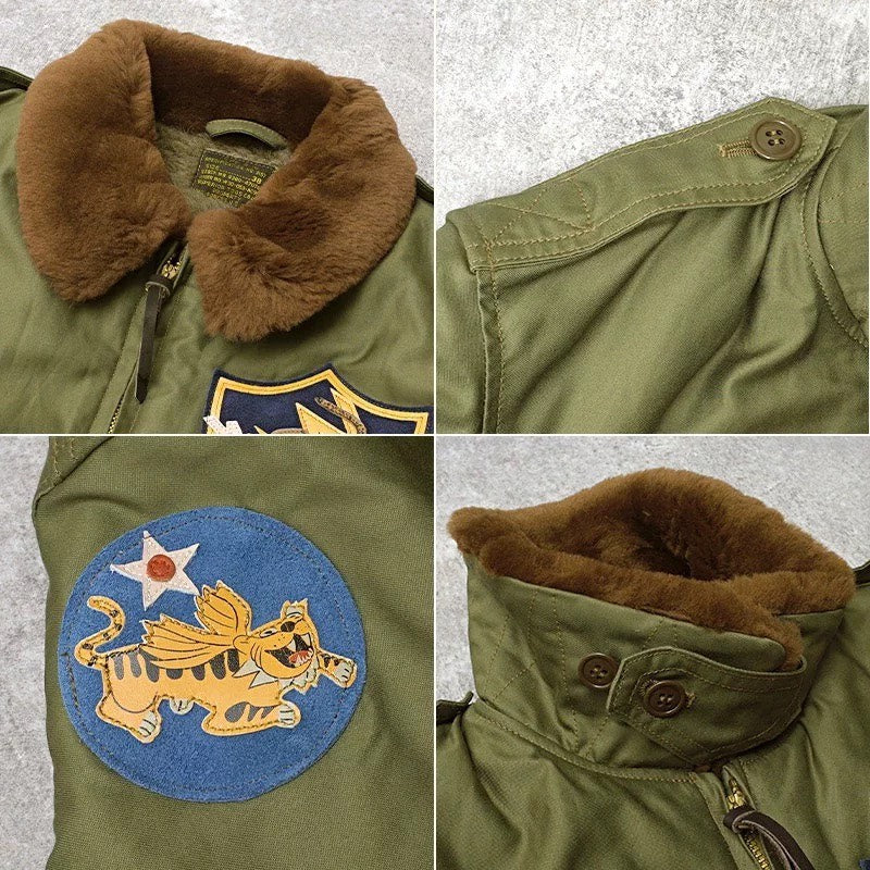 B-10 Military Alpaca Flight Jacket