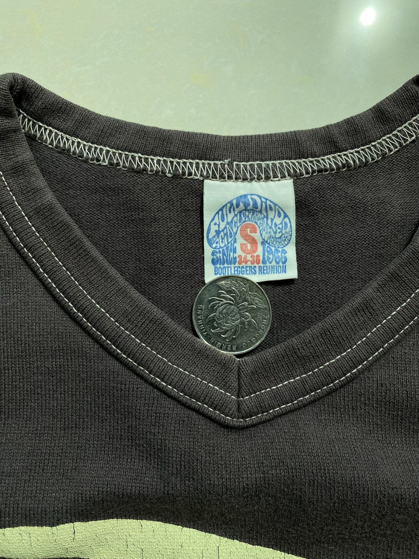 Short Sleeve Tee with V-Neck Design