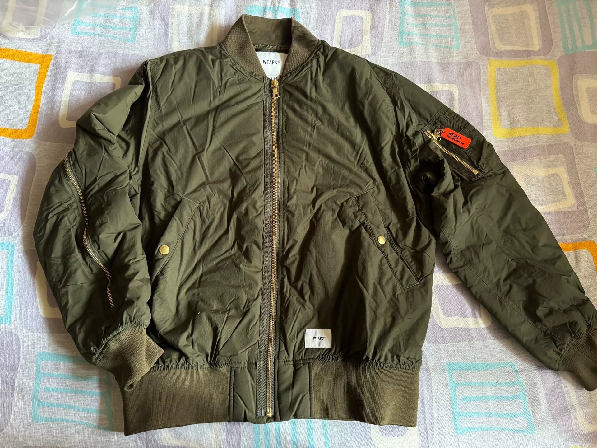 wtaps i am ma1 flight jacket