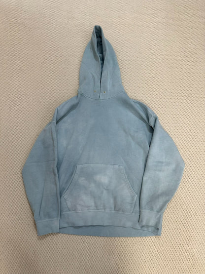 unique blue tie-dye sweatshirt for casual wear