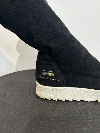 Rick Owens x Adidas Suede High-Top Boots