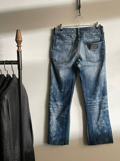 Vintage Dolce&Gabbana Flared Denim Pants