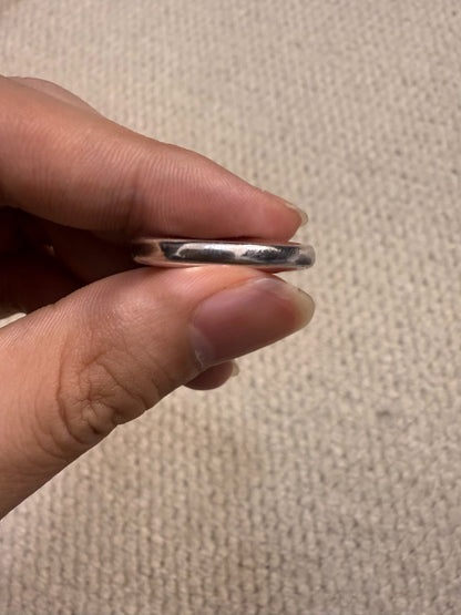 Chrome Hearts 18k White Gold Diamond Cross Ring
