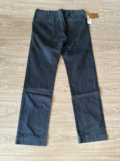 RRL Blue-Dyed Wabash Casual Pants