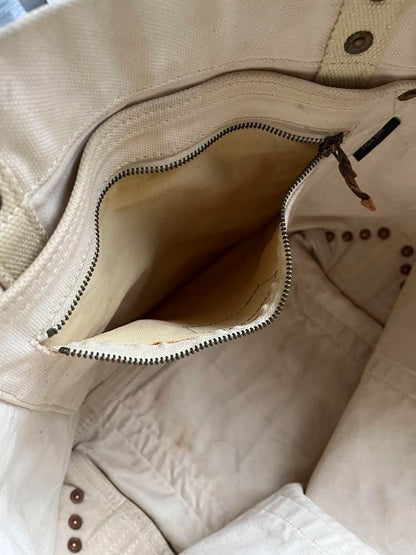 RRL Vintage Canvas Nautical Tote Bag