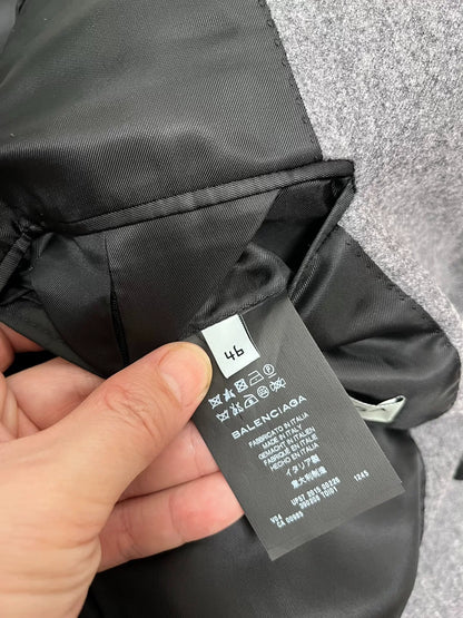 Balenciaga Gray Blazer Size 46