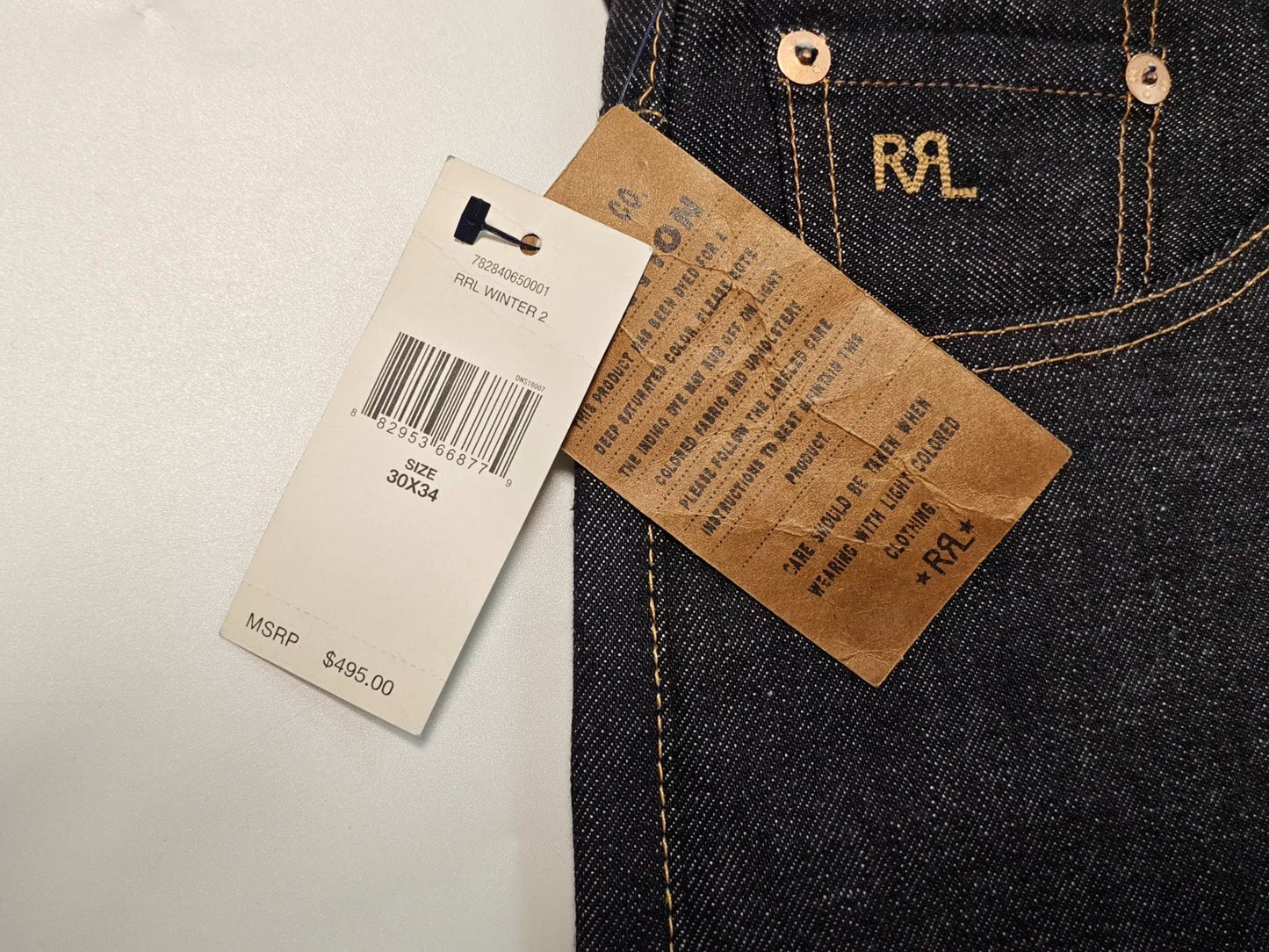 Ralph Lauren RRL Vintage Denim Work Pants