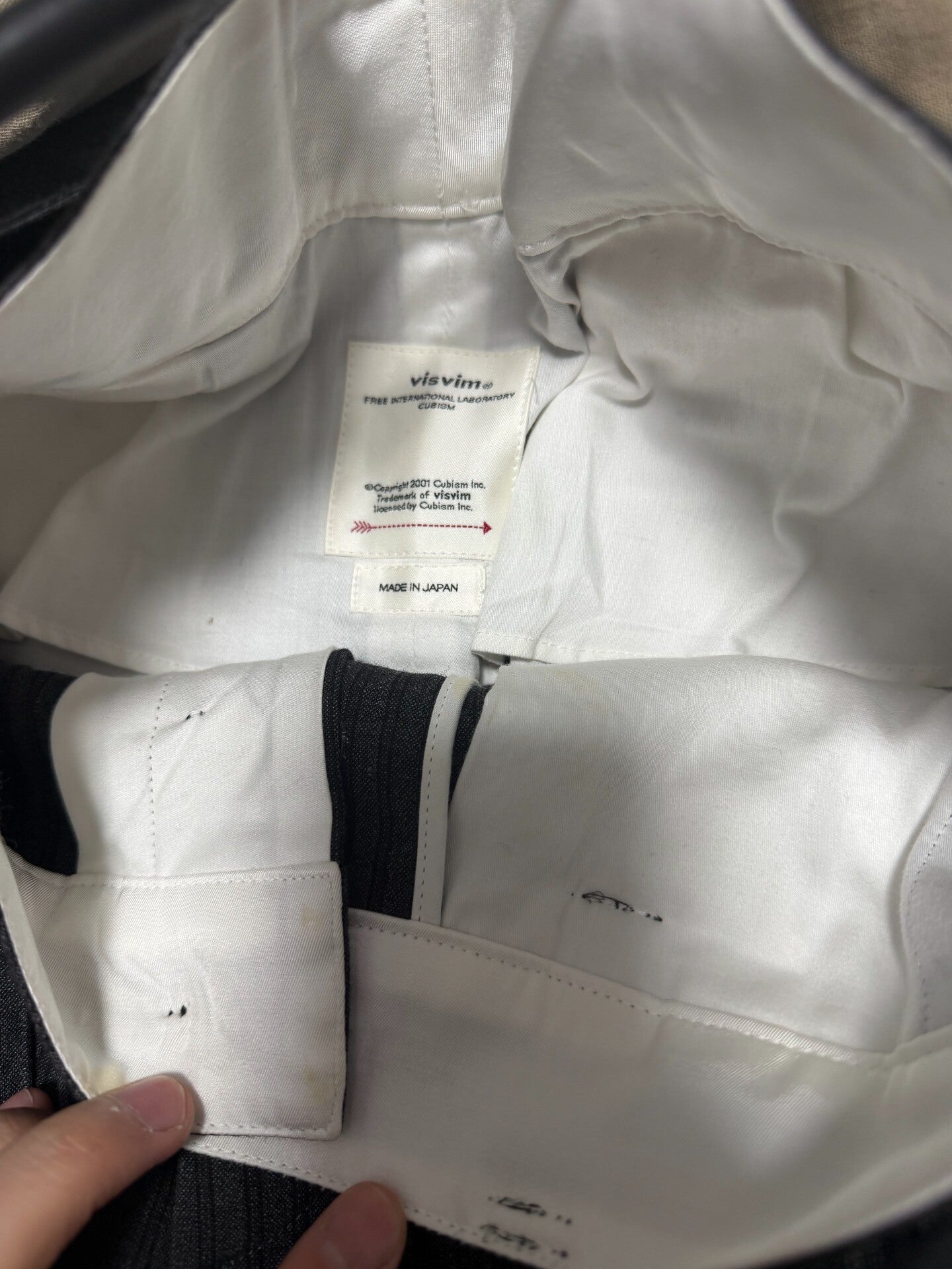 VISVIM 22SS Hakama Santome Striped Pants