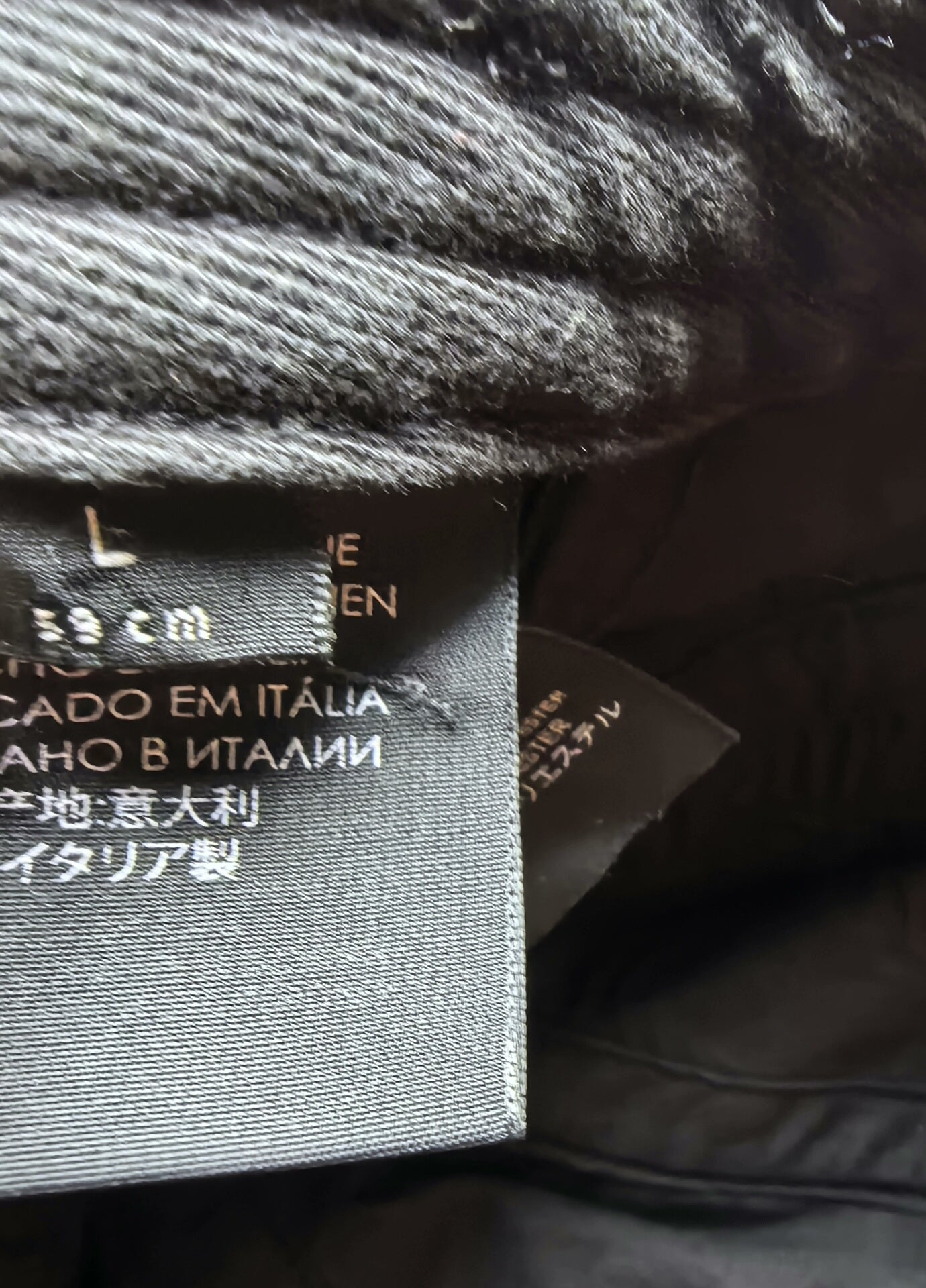 Balenciaga Multilingual Baseball Cap in Black