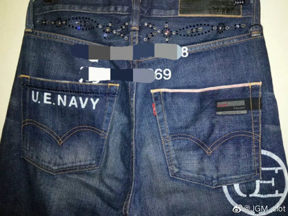Fenom UE Navy Blue Washed Jeans