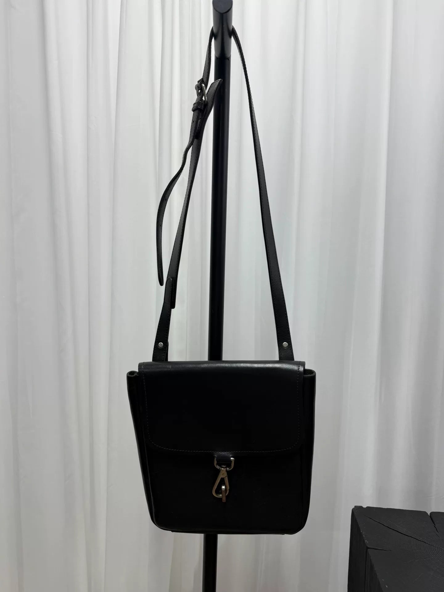 maison margiela thick leather crossbody bag