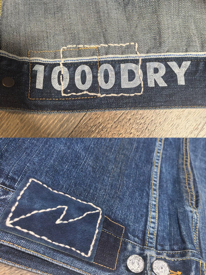 unique vintage blue denim jacket