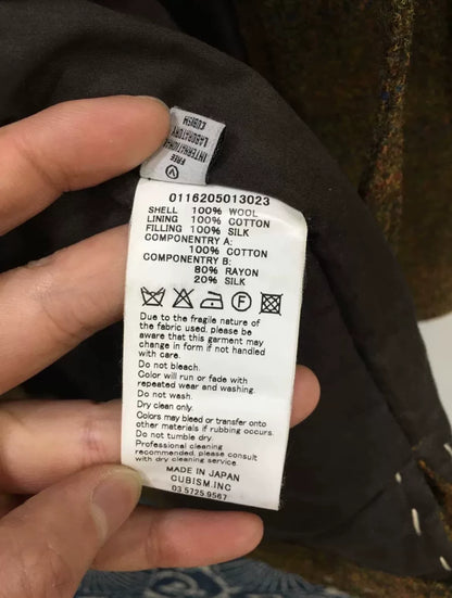 visvim Dotera Coat Harris Tweed Silk Jacket